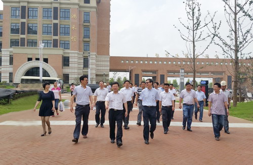 市委常委、副市長周善武調(diào)研合肥七中新校建設(shè)情況(圖1)
