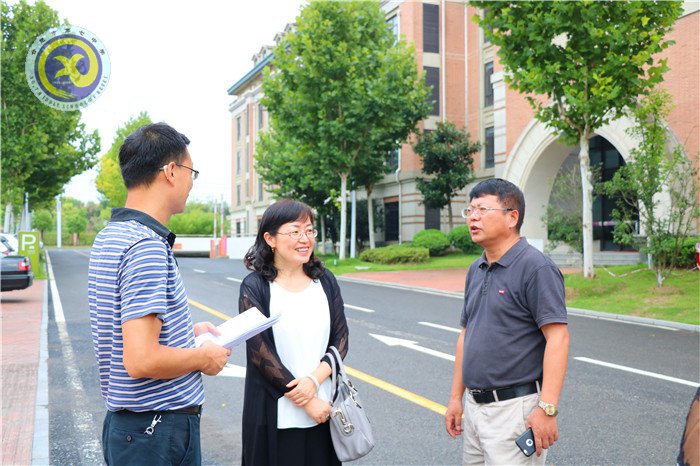 合肥七中迎接市局領導檢查開學工作(圖6)