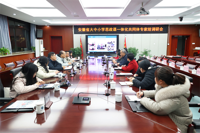安徽省大中小學思政課一體化建設專家指導組來合肥七中調(diào)研(圖1)
