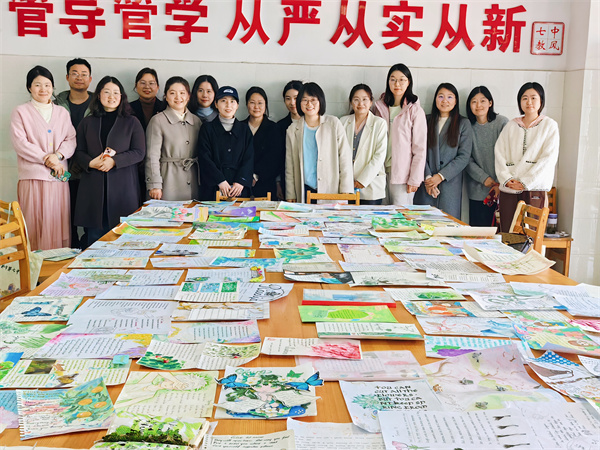 合肥七中高二年級舉辦“英語書法繪春天”比賽(圖3)